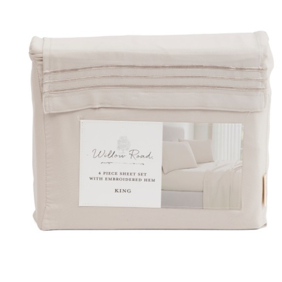 Willow Road Sheet Set in Cream